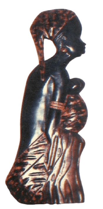 Carved wooden sculpture representing cultural identity